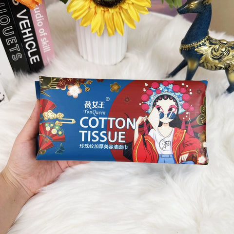 Disposable soft towels made of pure cotton