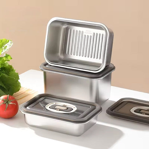 Контейнери для зберігання їжі з нержавіючої сталі