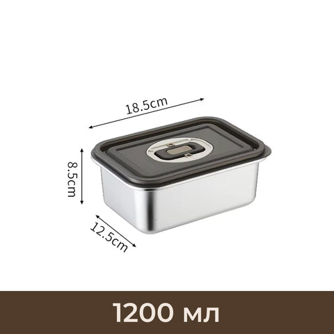 Контейнери для зберігання їжі з нержавіючої сталі