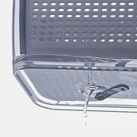 Контейнер для зберігання з дренажною корзиною