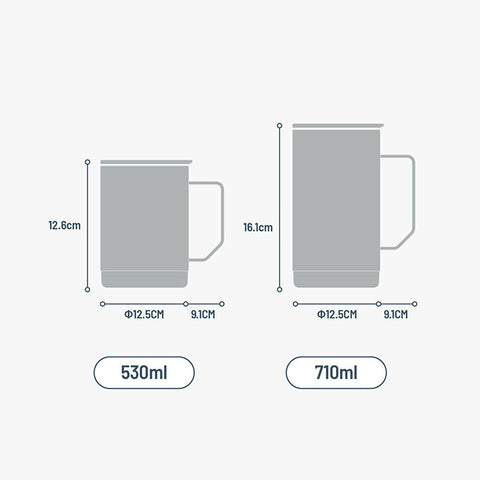 Термокружка з ручкою TYESO