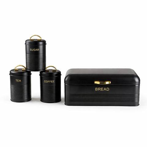 Набір хлібниця + 3 баночки