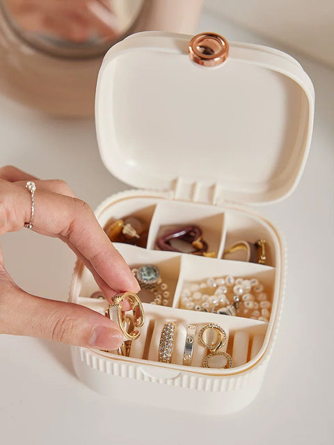 Мини ящик для украшений с зеркалом