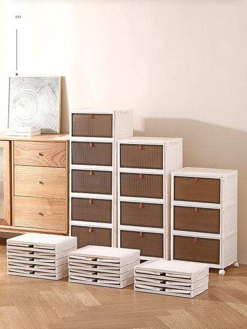 Модульный шкаф для обуви с ящиками