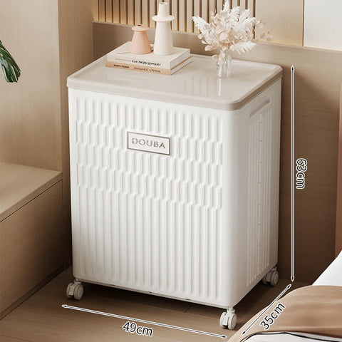 Ящик для хранения на колесах с крышкой