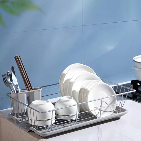 Сушилка для посуды с поддоном и ливнем