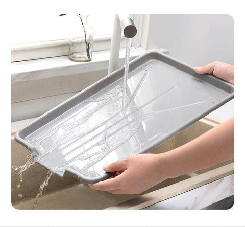 Сушилка для посуды с поддоном и ливнем