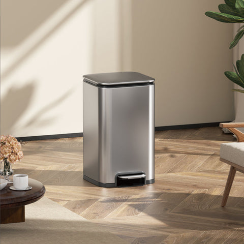 Корзина с педалью из нержавеющей стали