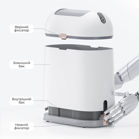 Сенсорное мусорное ведро 9 л