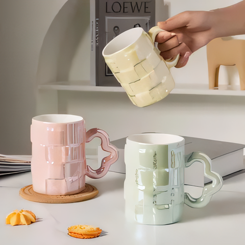 Ceramic Mugs "Pastel Coziness"