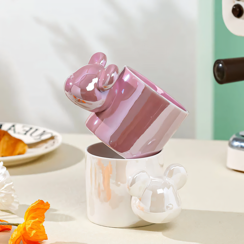 A cup with a bear