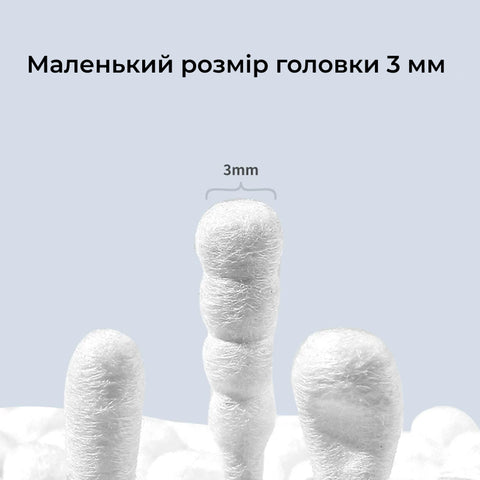 Ватні палички для вух у контейнері 200 шт.