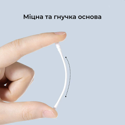 Ватні палички для вух у контейнері 200 шт.