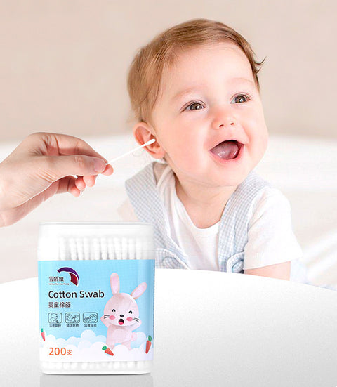 Ватні палички для вух у контейнері 200 шт.