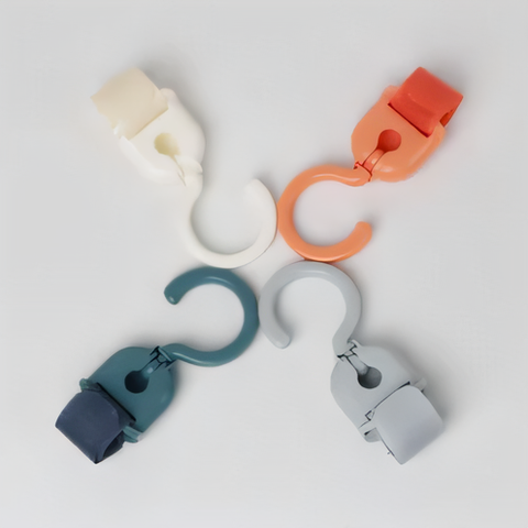 A set of hooks on velcro