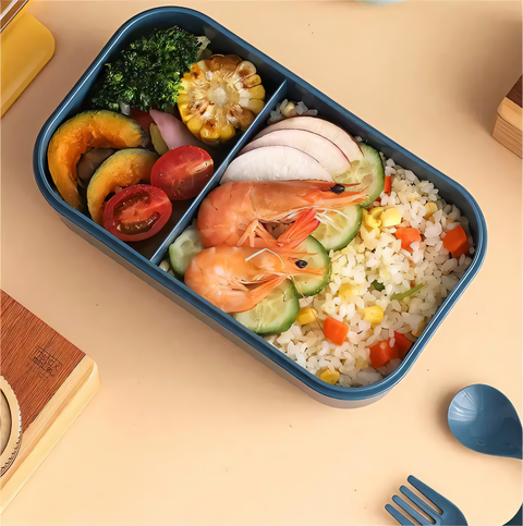 Lunch box (with cutlery)