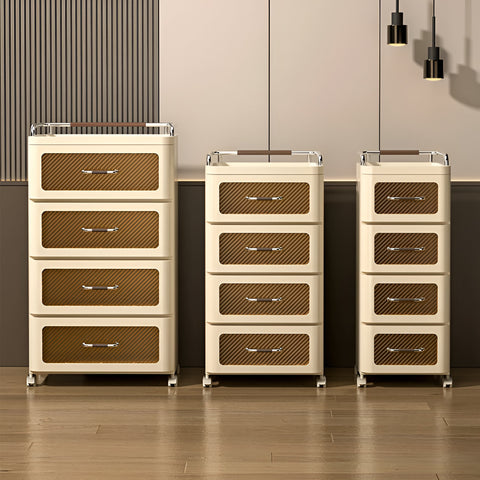 Modern dresser with pull-out drawers for storage