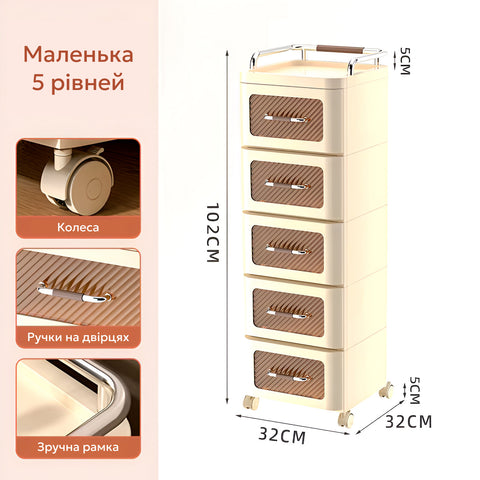 Современный комод с выдвижными ящиками для хранения