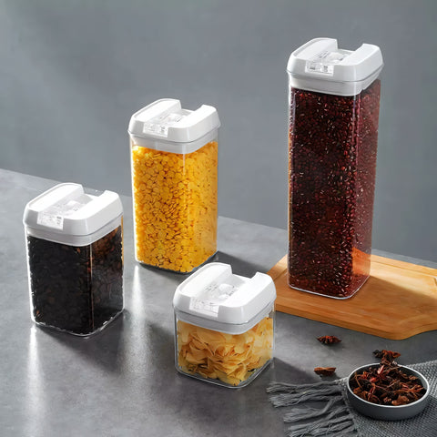 Containers for storing food, loose and cereals