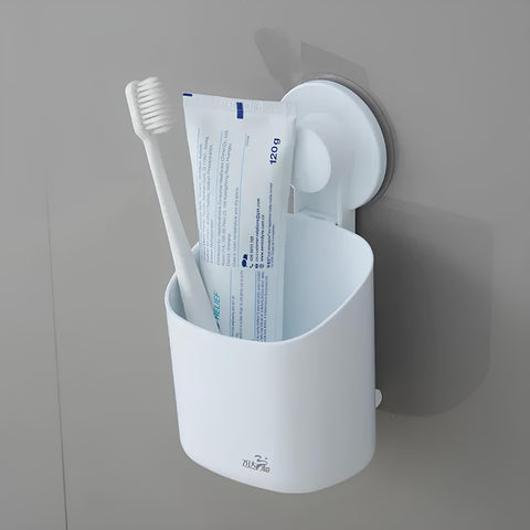 Wall holder for toothbrushes