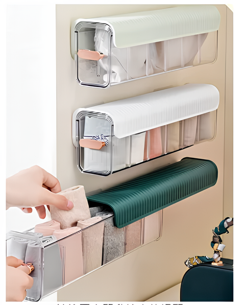 Hanging universal organizer with 6 compartments