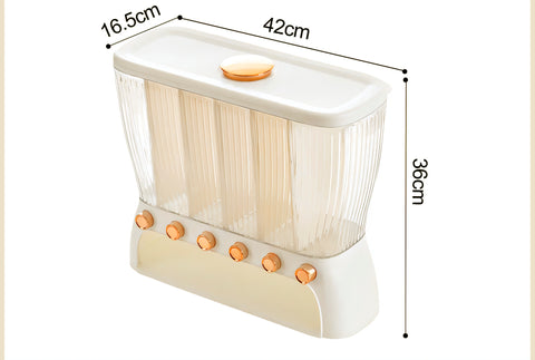 Dispenser for Bulk Products with Separate Containers