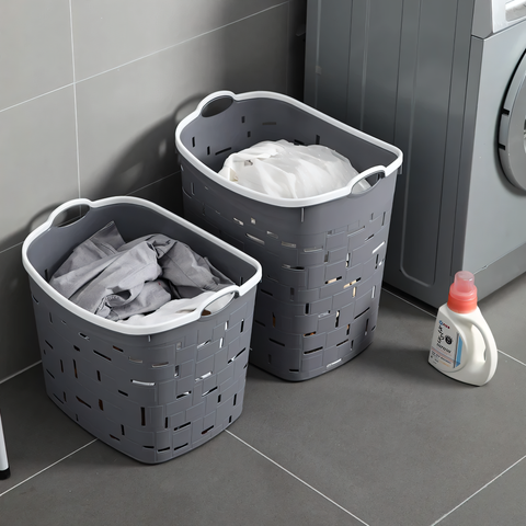 Modern Plastic Laundry Basket