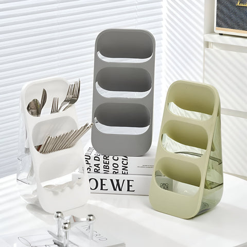 Vertical organizer for cutlery