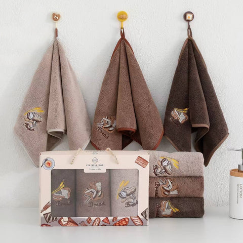 Набір рушників із коралового флісу 25×50 см