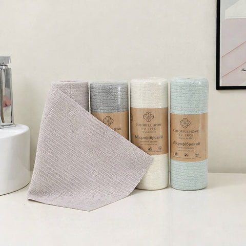 Ганчіркиз з мікрофібри у рулоні 25x25 см (20 шт.)