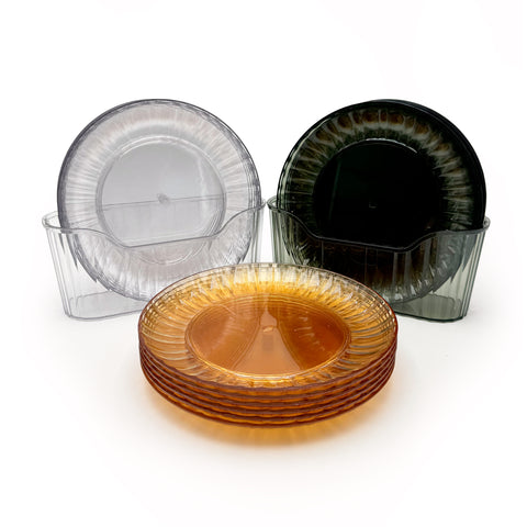Stylish Set of Plastic Plates (6 pcs.)