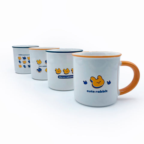 Funny ceramic cups "Bunny"