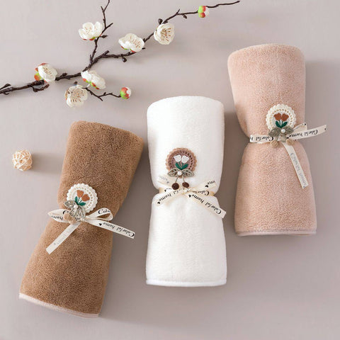 Набір рушників із коралового флісу 35×70 см