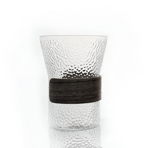 Склянка з дерев'яною вставкою