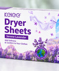 Коробка серветок для сушильної машини Kelee Serene Lavender з лавандовим полем, 40 листів