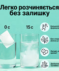 Пральний лист у склянці води розчиняється без залишку за 15 секунд