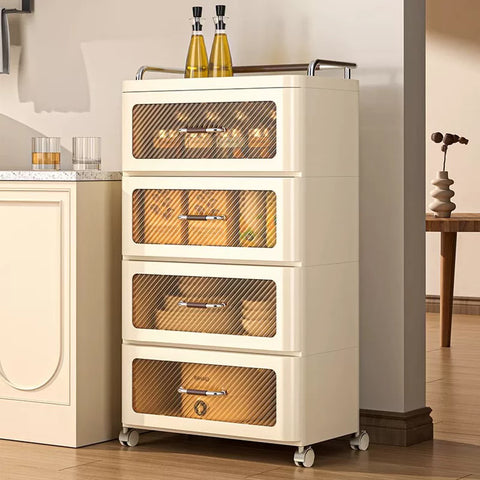 Комод пластиковий «Drawer» з чотирма шухлядами на кухні
