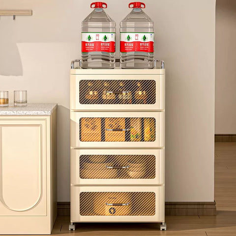 Комод пластиковий «Drawer» на коліщатках з шухлядами 3 розміри