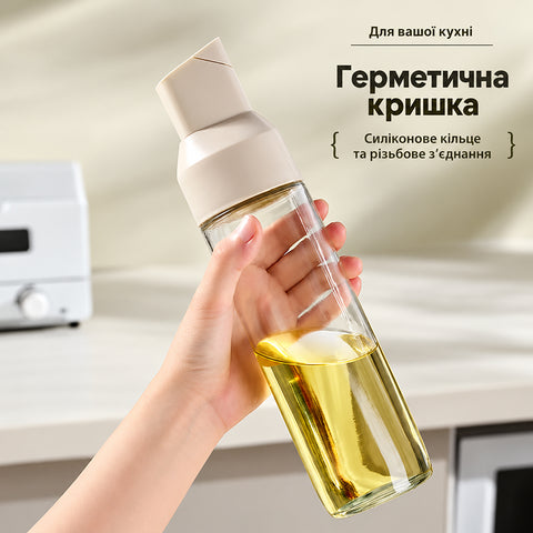 Дозатор для олії «Pour» скляний з носиком без крапель 3 типи